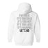 Men's LET'S GO Printed Gym Hoodie